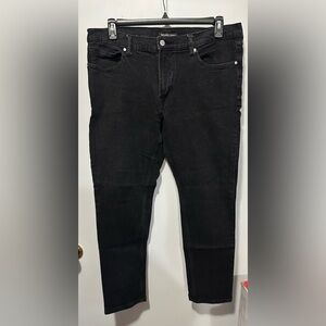 Michael Kors Men's Dark Black Skinny Jeans